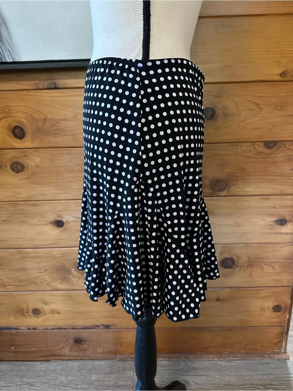 NWOT BCX Polka Dot Ruffle Skirt